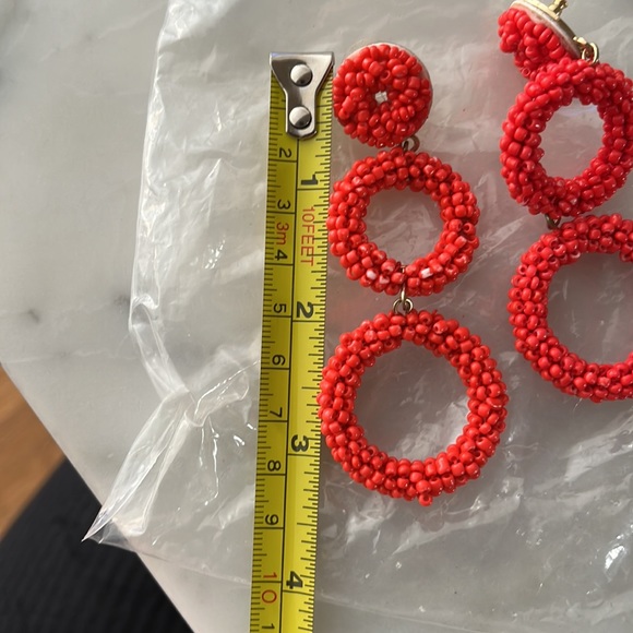 Baublebar red bead earrings - Picture 3 of 3